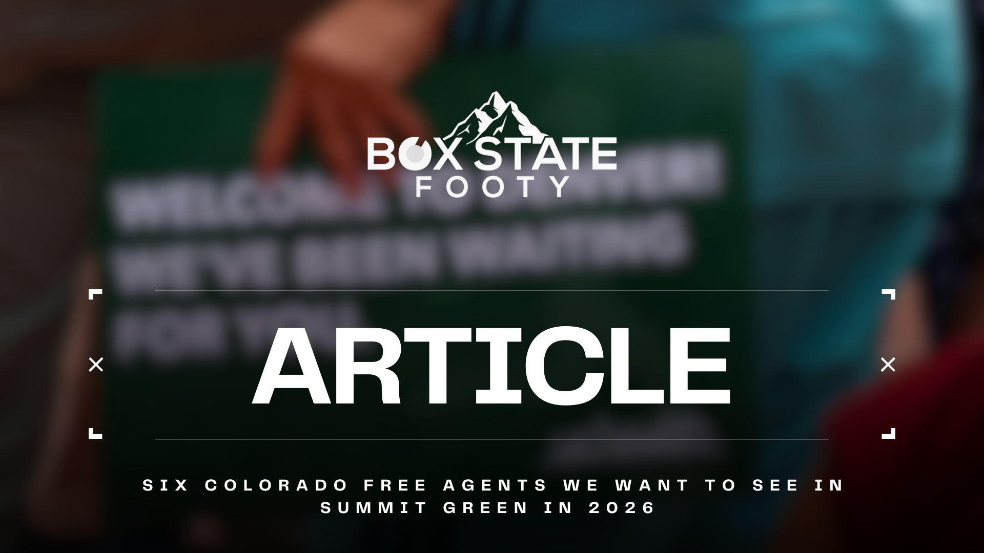 Six Colorado Free Agents We Want to See In Summit Green In 2026